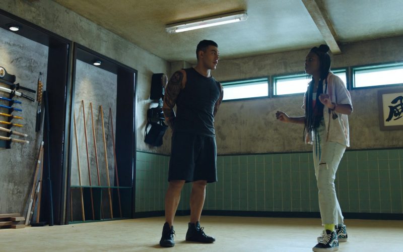 Vans HiTop Sneakers Worn by Kaci Walfall in Naomi S01E04 “Enigma” (2022) (Image 1)