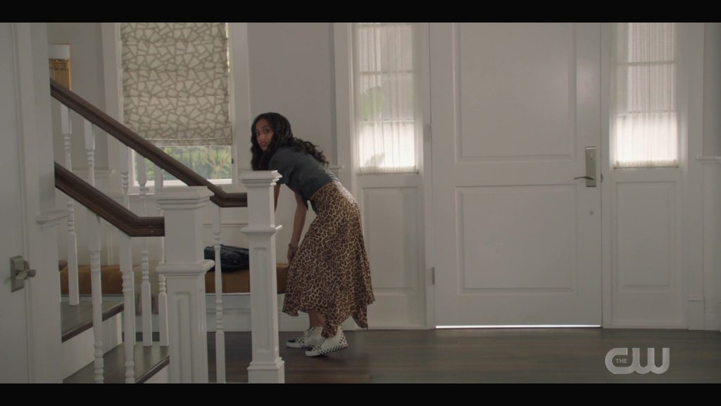 Vans High Top Shoes Worn by Samantha Logan as Olivia Baker in All American Season 2 Episode 1 (2019) (Image 1)