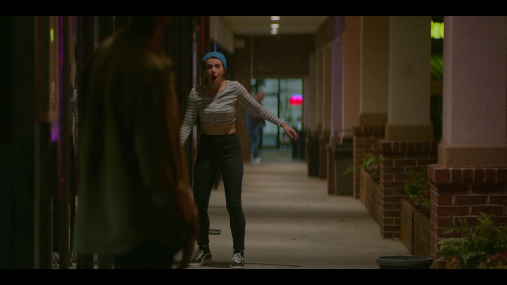 Vans High-Top Shoes of Anjelica Bette Fellini as Blair in Teenage Bounty Hunters S01E08 “From Basic to Telenovela” (2020) (Image 2)