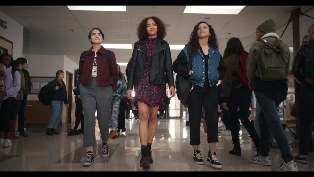 Vans High Top Sneakers Worn by Kiana Madeira as Moe Truax in Trinkets S02E03 “Disconnected” (2020) (Image 1)