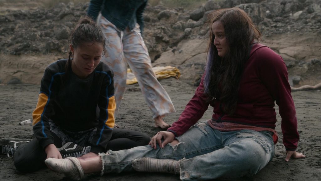 Vans High Top Sneakers of Erana James as Toni Shalifoe in The Wilds S01E02 “Day Two” (2020) (Image 1)