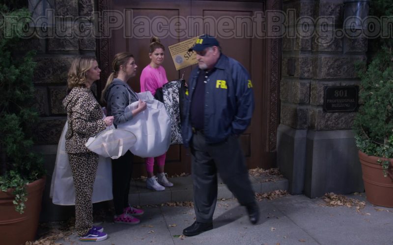 Vans Old Skool V Rainbow Platform Sneakers of Candace Cameron Bure as D.J. Tanner-Fuller in Fuller House S05E18 “Our Very Last Show, Again” (2020) (Image 1)