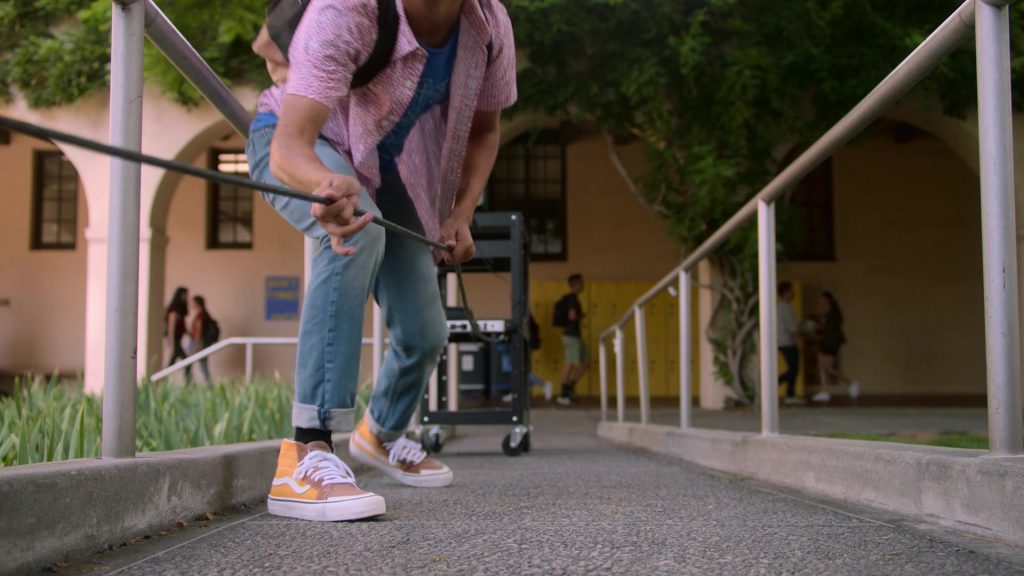 Vans Orange High Top Sneakers Worn by Rhenzy Feliz as Alex Wilder in Runaways Season 3 Episode 10 “Cheat the Gallows” (2019) (Image 2)
