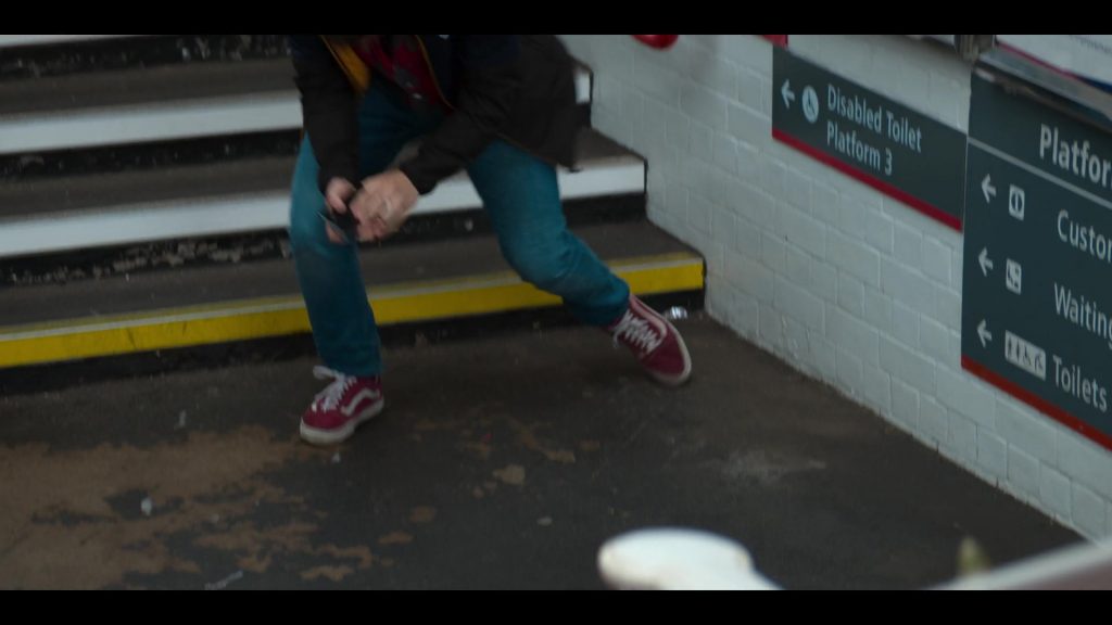 Vans Red Shoes in The Stranger Episode 4 (2020) (Image 2)