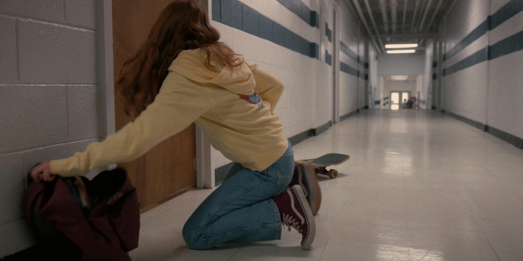 Vans Red Sneakers Worn by Sadie Sink (Max) in Stranger Things - The Pollywog (2017) (Image 5)