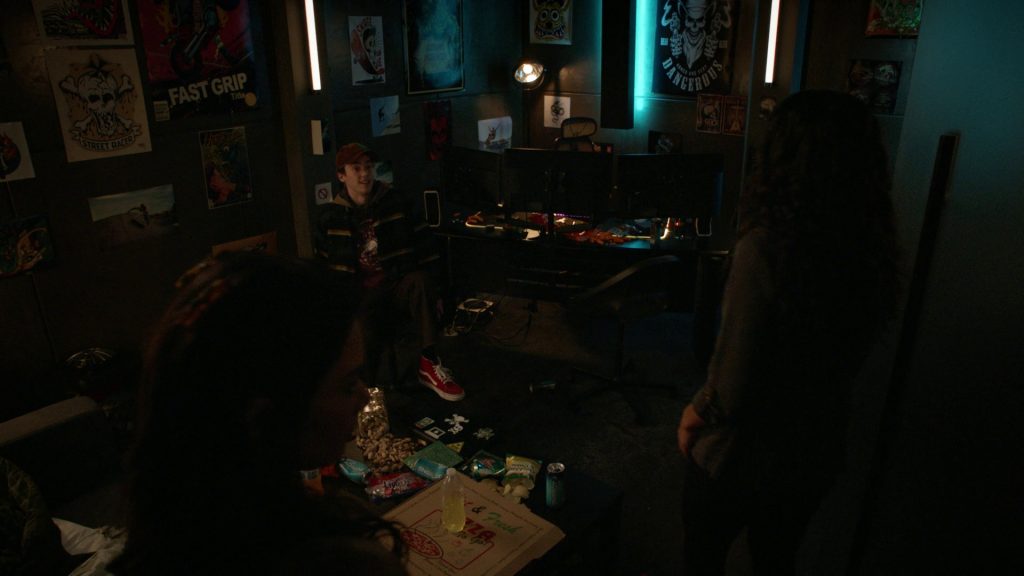 Vans Red Sneakers in True Lies S01E12 “Lying Truths” (2023) (Image 1)