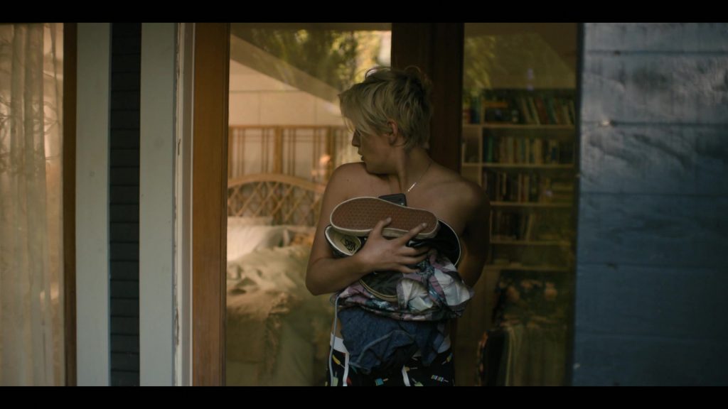 Vans Shoes Held by Jacqueline Toboni as Sarah Finley in The L Word - Generation Q Season 1 Episode 1 “Let's Do It Again” (2019) (Image 1)