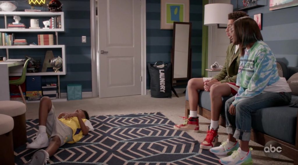 Vans Shoes Worn by Marcus Scribner & Nike Sneakers Worn by Marsai Martin in Black-ish Season 6 Episode 4 “When I Grow Up (to Be a Man)” (2019) (Image 1)