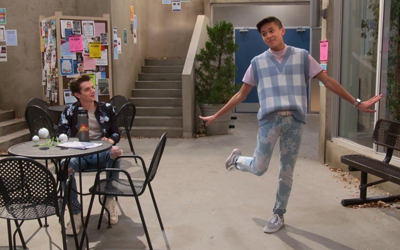 Vans Shoes of Adrian Matthew Escalona as Miles Mendelson in Head of the Class S01E03 “As the World Sa-Turns” (2021) (Image 1)