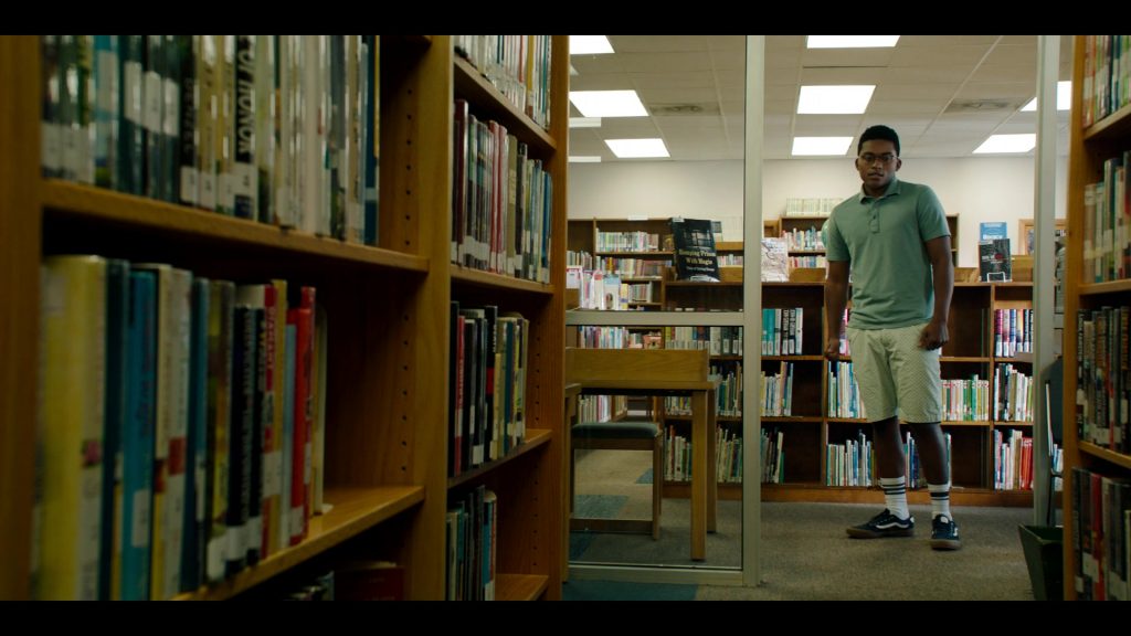 Vans Shoes of Camron Jones as Bishop Moore in Panic S01E02 “Heights” (2021) (Image 1)
