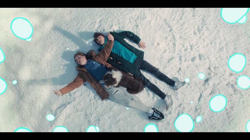 Vans Shoes of Kit Connor as Nick Nelson and Converse Sneakers of Joe Locke as Charlie Spring in Heartstopper S01E02 “Crush” (2022) (Image 1)