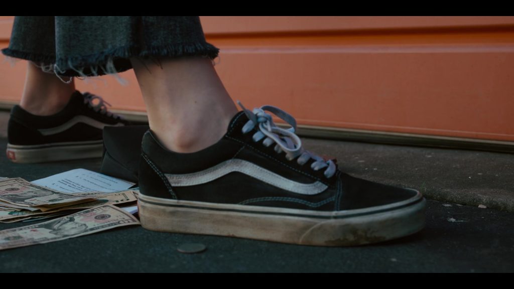 Vans Sneakers Worn by Bella Heathcote as Andy Oliver in Pieces of Her S01E02 (2022) (Image 1)