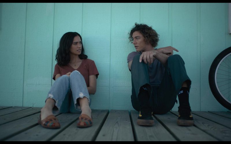 Vans Sneakers and Socks Worn by Belmont Cameli as Eli in Along for the Ride (2022) (Image 1)