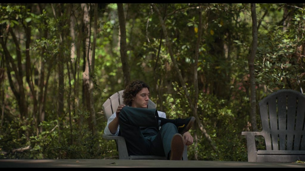Vans Sneakers and Socks Worn by Belmont Cameli as Eli in Along for the Ride (2022) (Image 2)