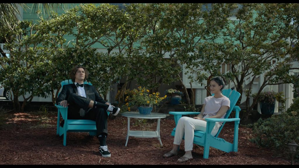 Vans Sneakers and Socks Worn by Belmont Cameli as Eli in Along for the Ride (2022) (Image 3)