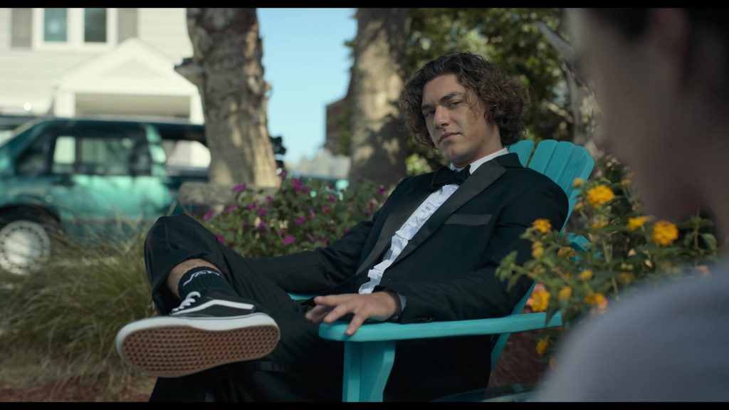 Vans Sneakers and Socks Worn by Belmont Cameli as Eli in Along for the Ride (2022) (Image 4)