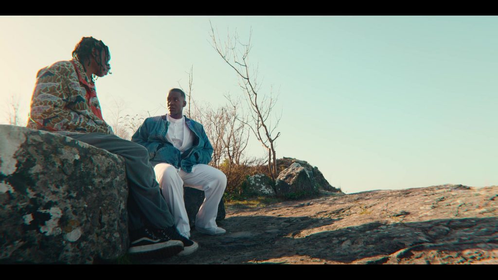 Vans Sneakers of Dua Saleh as Cal Bowman in Sex Education S04E07 (2023) (Image 3)