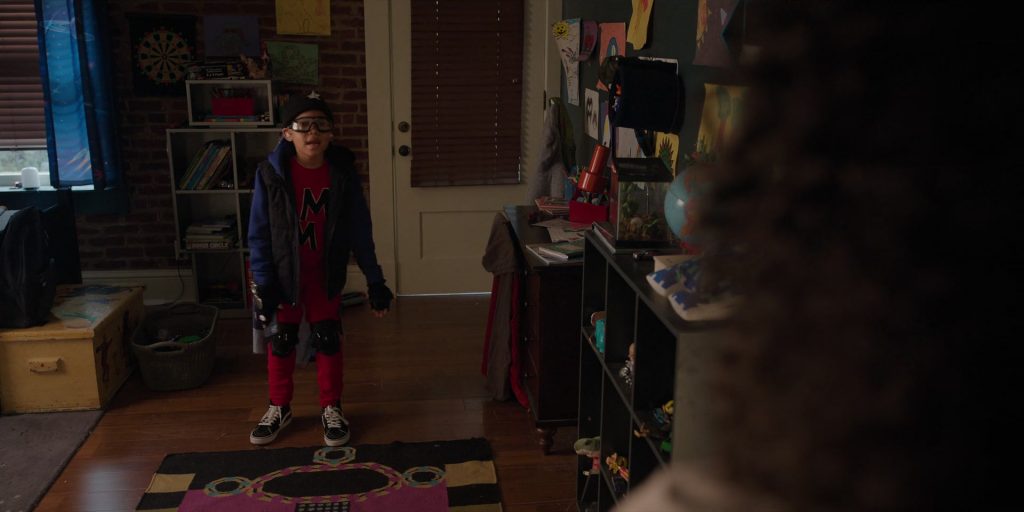 Vans Sneakers of Ja'Siah Young as Dion Warren in Raising Dion S02E01 “ISSUE #201 - A Hero Returns” (2022) (Image 2)