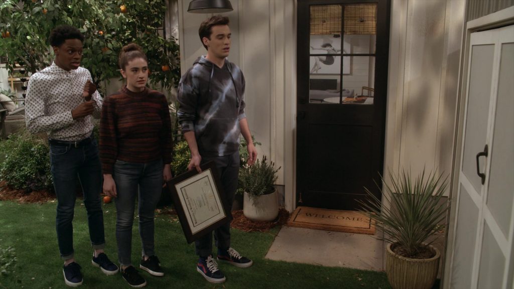 Vans Sneakers of Joey Bragg as Freddie Raines in Call Your Mother S01E13 “Jean There Done That” (2021) (Image 1)