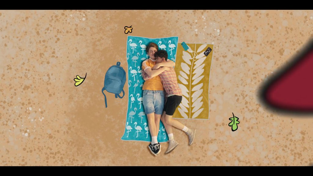 Vans Sneakers of Kit Connor as Nick Nelson and Converse Shoes of Joe Locke as Charlie Spring in Heartstopper S01E08 “Boyfriend” (2022) (Image 1)