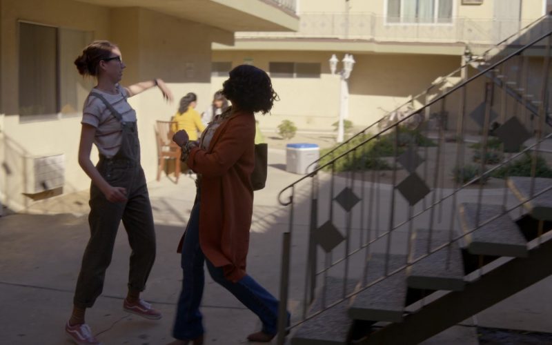 Vans Women's Pink Low Sneakers in Rebel S01E03 “Superhero” (2021) (Image 1)