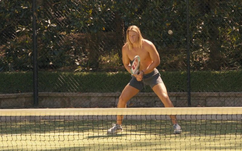 Wilson Tennis Racket and Nike Shoes in Anyone But You (2023) (Image 1)