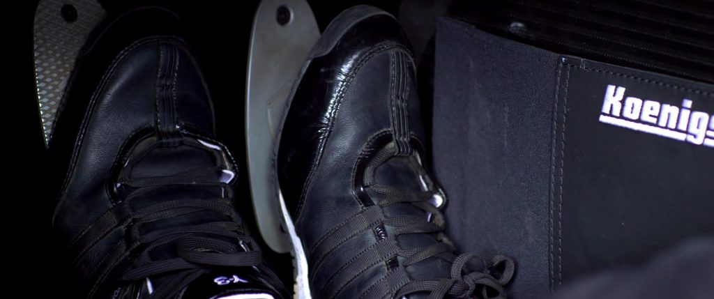 Y-3 Sneakers Worn by Dominic Cooper in Need for Speed (2014) (Image 1)