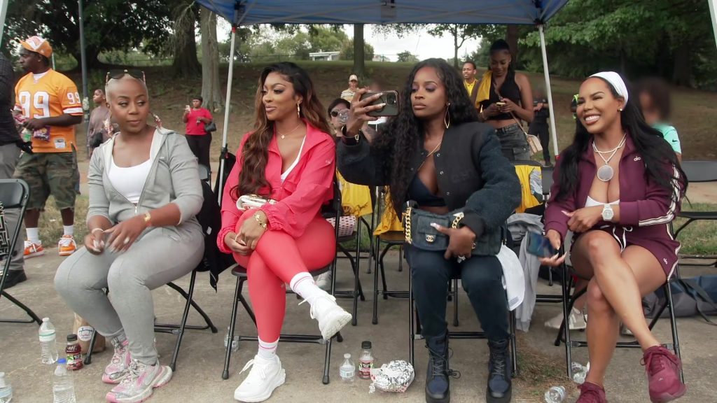 Balenciaga 3XL sneakers in The Real Housewives of Atlanta S17E10 “Star Spangled Mess” (2026) (Image 1)
