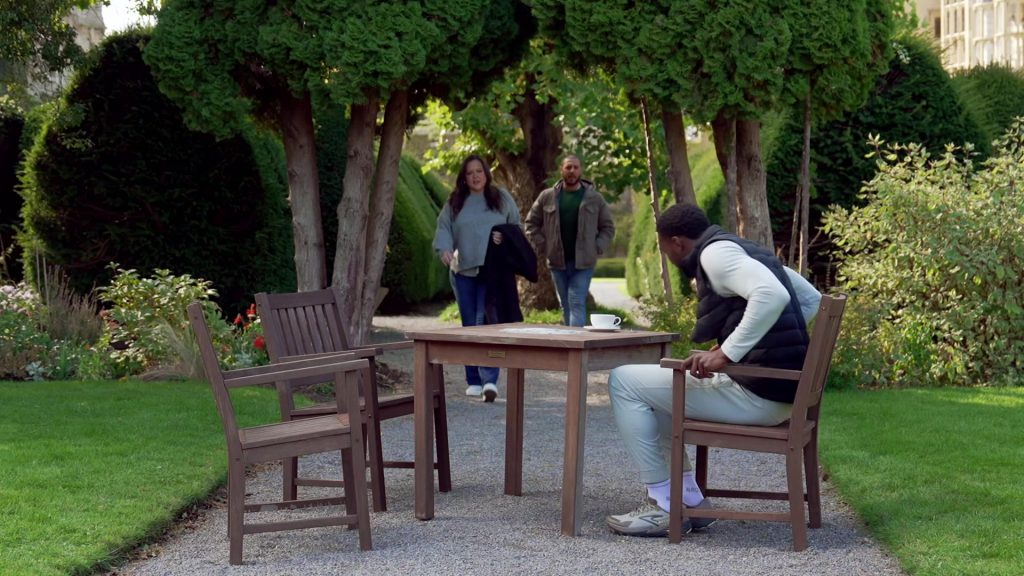 Brooks Catamount 4 trail running shoes in 90 Day The Last Resort S03E02 “Last Crown Standing” (2026) (Image 1)