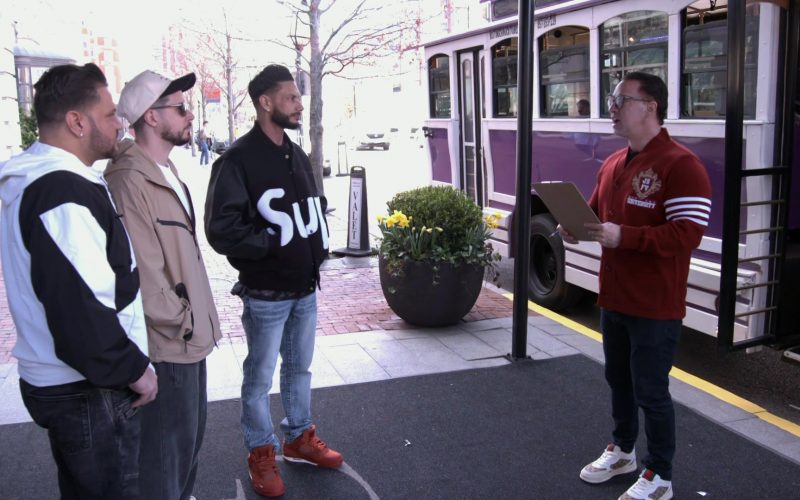 Gucci Re-Web sneakers in Jersey Shore Family Vacation S09E05 “Back to School” (2026) (Image 1)