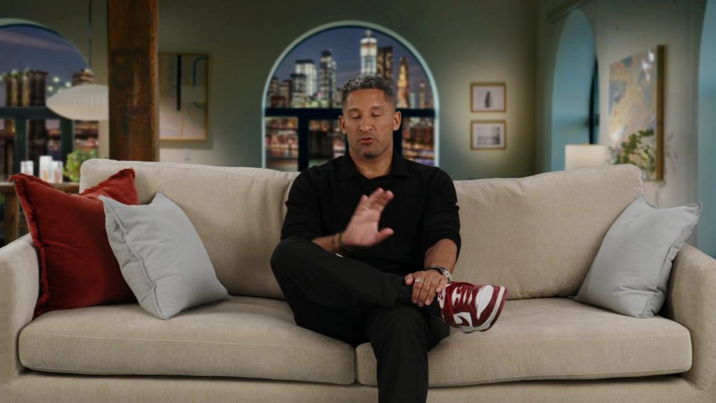 Nike Dunk Low “Team Red” sneakers in In the City S01E04 “Sparks Fly” (2026) (Image 4)