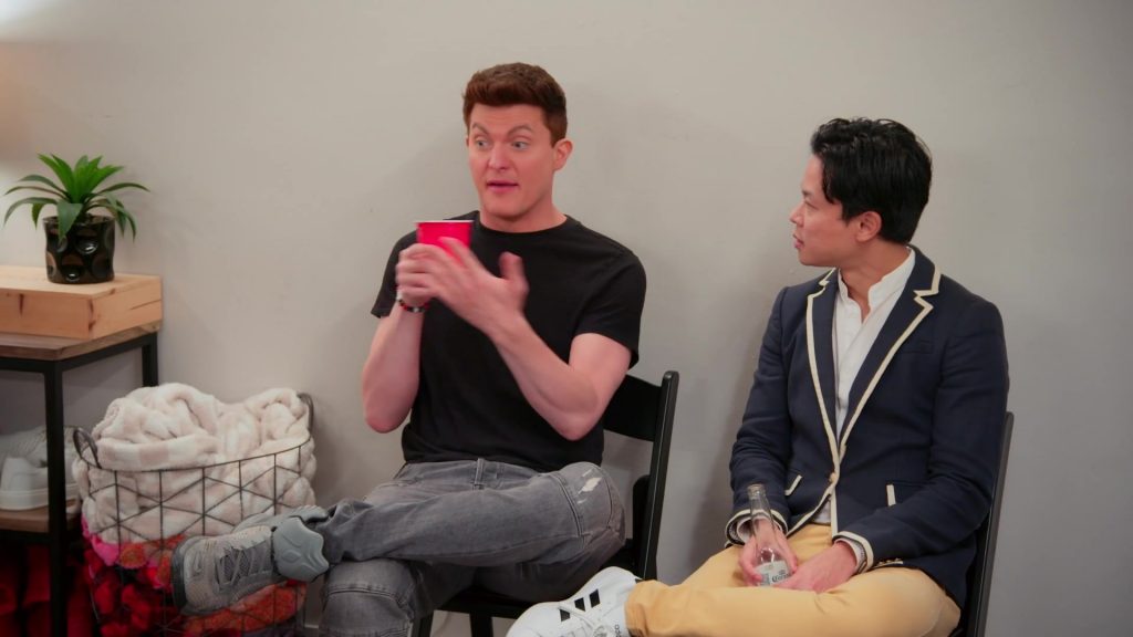 Nike LeBron Witness VII basketball shoes and Adidas Sneakers in The Valley S03E10 “Red Flags and White Claws” (2026) (Image 1)