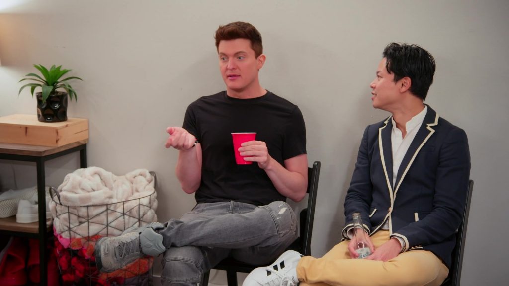 Nike LeBron Witness VII basketball shoes and Adidas Sneakers in The Valley S03E10 “Red Flags and White Claws” (2026) (Image 10)