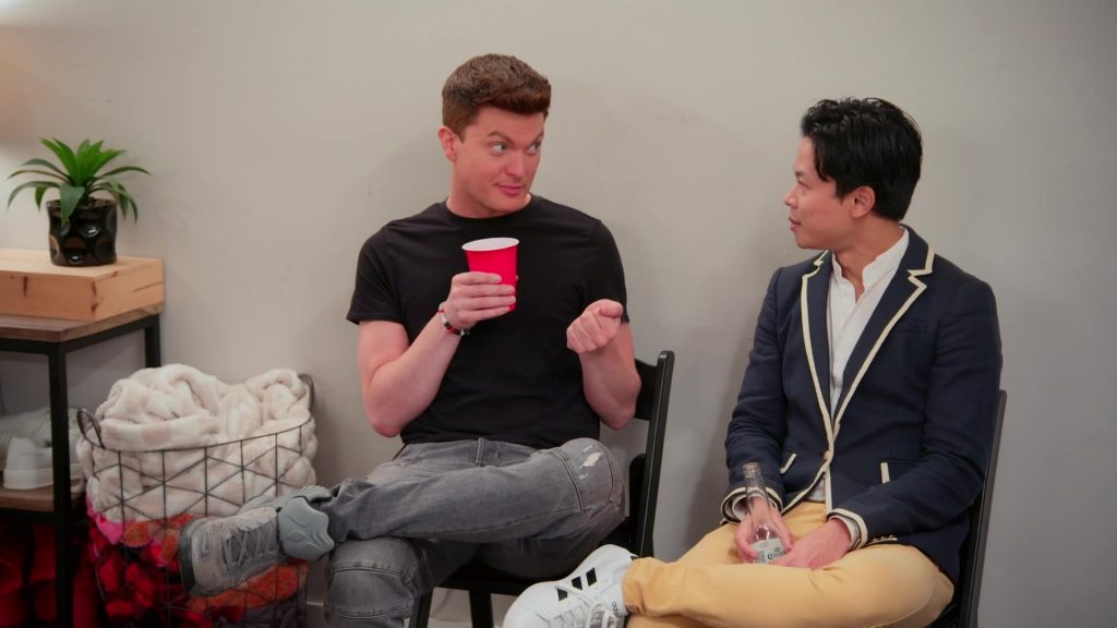 Nike LeBron Witness VII basketball shoes and Adidas Sneakers in The Valley S03E10 “Red Flags and White Claws” (2026) (Image 11)