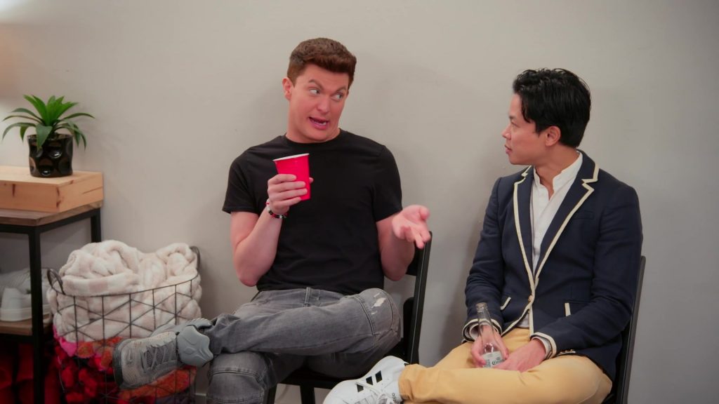 Nike LeBron Witness VII basketball shoes and Adidas Sneakers in The Valley S03E10 “Red Flags and White Claws” (2026) (Image 12)