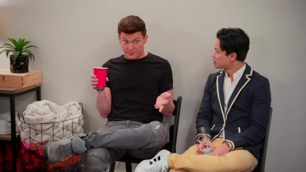 Nike LeBron Witness VII basketball shoes and Adidas Sneakers in The Valley S03E10 “Red Flags and White Claws” (2026) (Image 13)