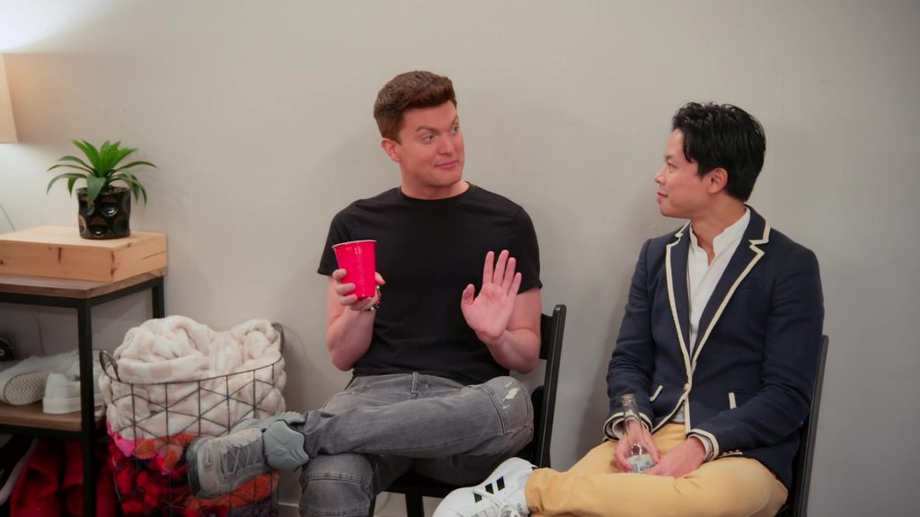 Nike LeBron Witness VII basketball shoes and Adidas Sneakers in The Valley S03E10 “Red Flags and White Claws” (2026) (Image 4)