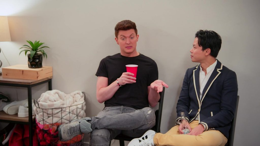 Nike LeBron Witness VII basketball shoes and Adidas Sneakers in The Valley S03E10 “Red Flags and White Claws” (2026) (Image 5)