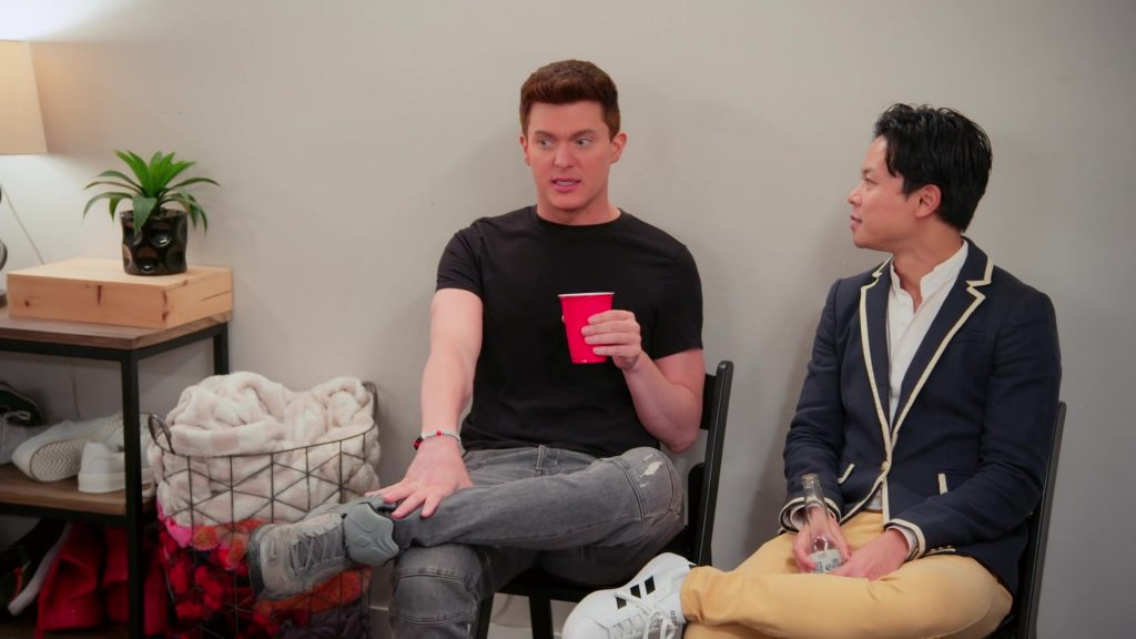 Nike LeBron Witness VII basketball shoes and Adidas Sneakers in The Valley S03E10 “Red Flags and White Claws” (2026) (Image 7)