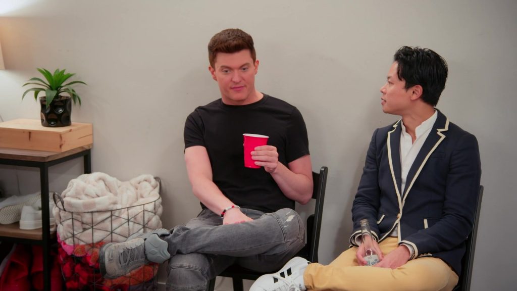 Nike LeBron Witness VII basketball shoes and Adidas Sneakers in The Valley S03E10 “Red Flags and White Claws” (2026) (Image 9)
