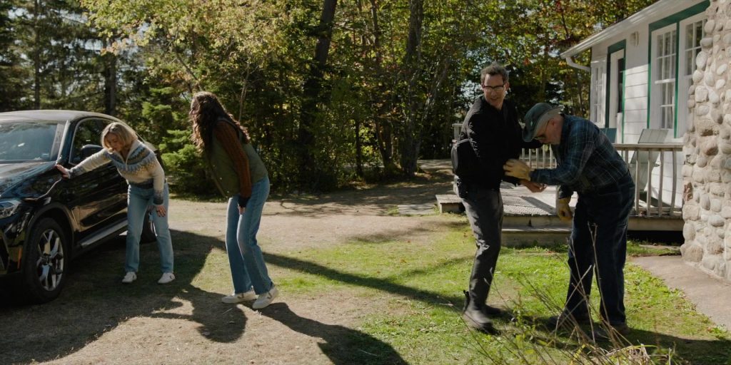 Veja V-90 sneakers in Youre Killing Me S01E04 “The Front Window” (2026) (Image 1)