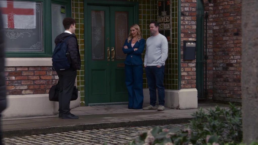 adidas Originals Gazelle Lo Pro sneakers in Coronation Street S67E112 “Episode 11874” (2026) (Image 3)