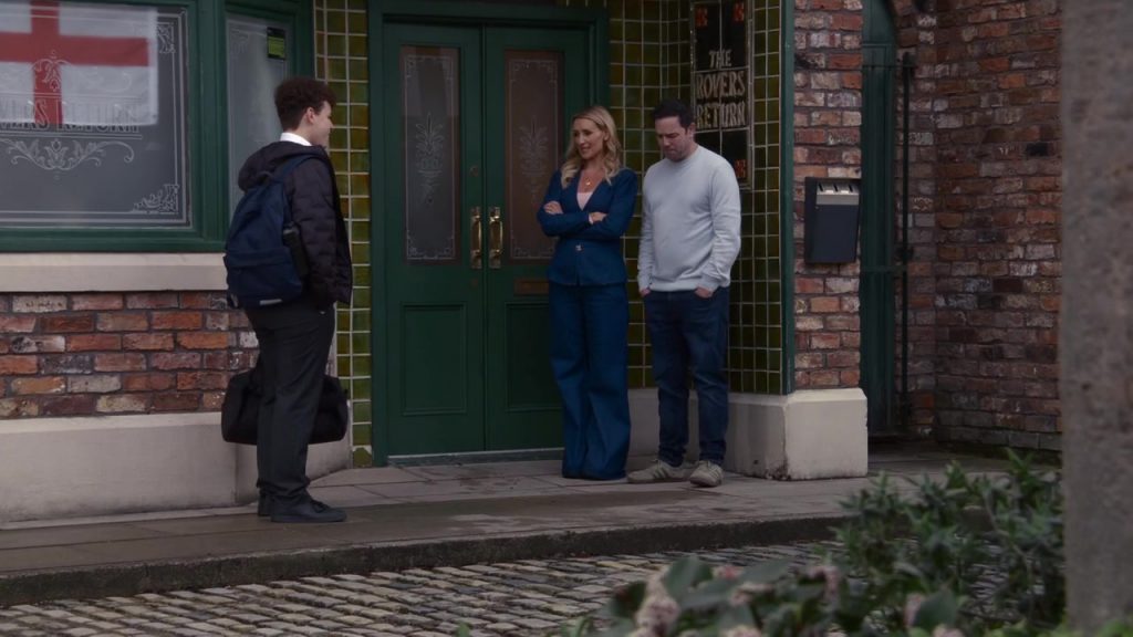 adidas Originals Gazelle Lo Pro sneakers in Coronation Street S67E112 “Episode 11874” (2026) (Image 4)